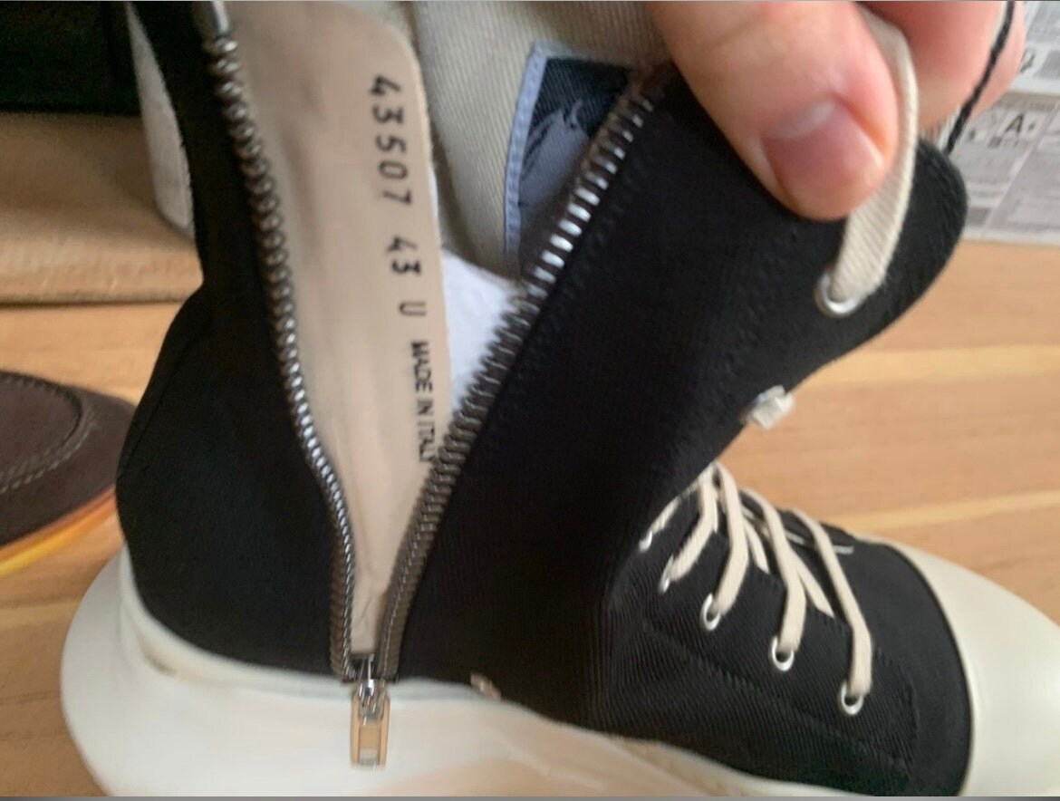 Rick Owens Black and White Abstract Soles - Etsy Rick Owens Black and White Abstract Soles - Etsy