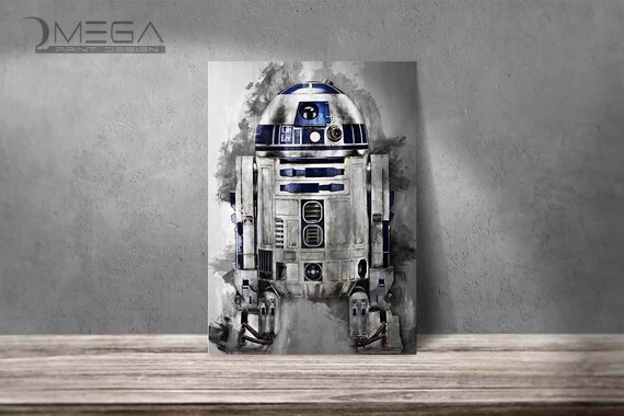R2D2 Poster R2D2 Print Wall Art Home Decor - Etsy