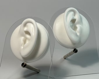 HQ Silicone Ears Model, Ears Displays for Jewellery and Acupuncture, Silicone ears for DIY