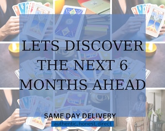 The Next Six Months Ahead Tarot Reading, One Card Per Month,  In-Depth Tarot Reading, Psychic Reading, Love Reading, Career Reading