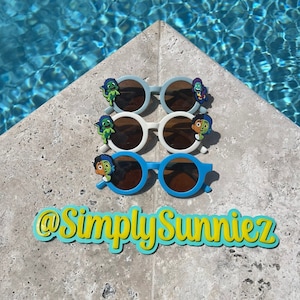 Custom Character Sunglasses: Luca Party Favors, Kids Personalized Sunnies