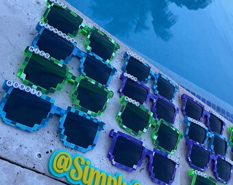 Roblox Sunglasses Party Favors: Personalized Kids Sunnies
