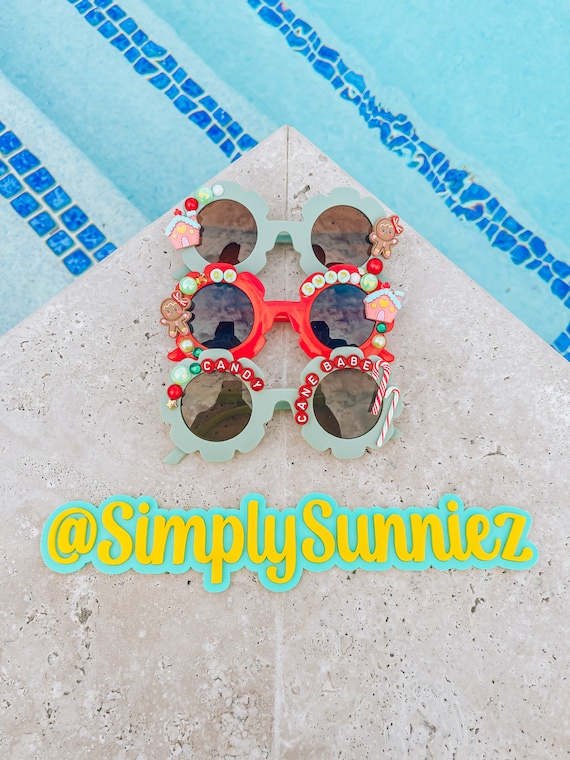 Personalized Christmas Sunglasses: Kids Holiday Sunnies