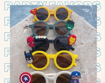 Superhero Sunglasses | Superhero Party Favor | Superhero Sunnies | Kids Sunglasses | Character Sunglasses | Party Favor Glasses