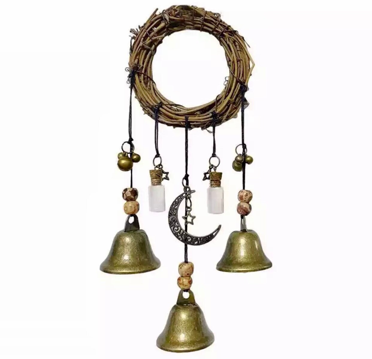 Witch Bells For Door Knob Protection, Witchcraft Supplies Kit Mascot