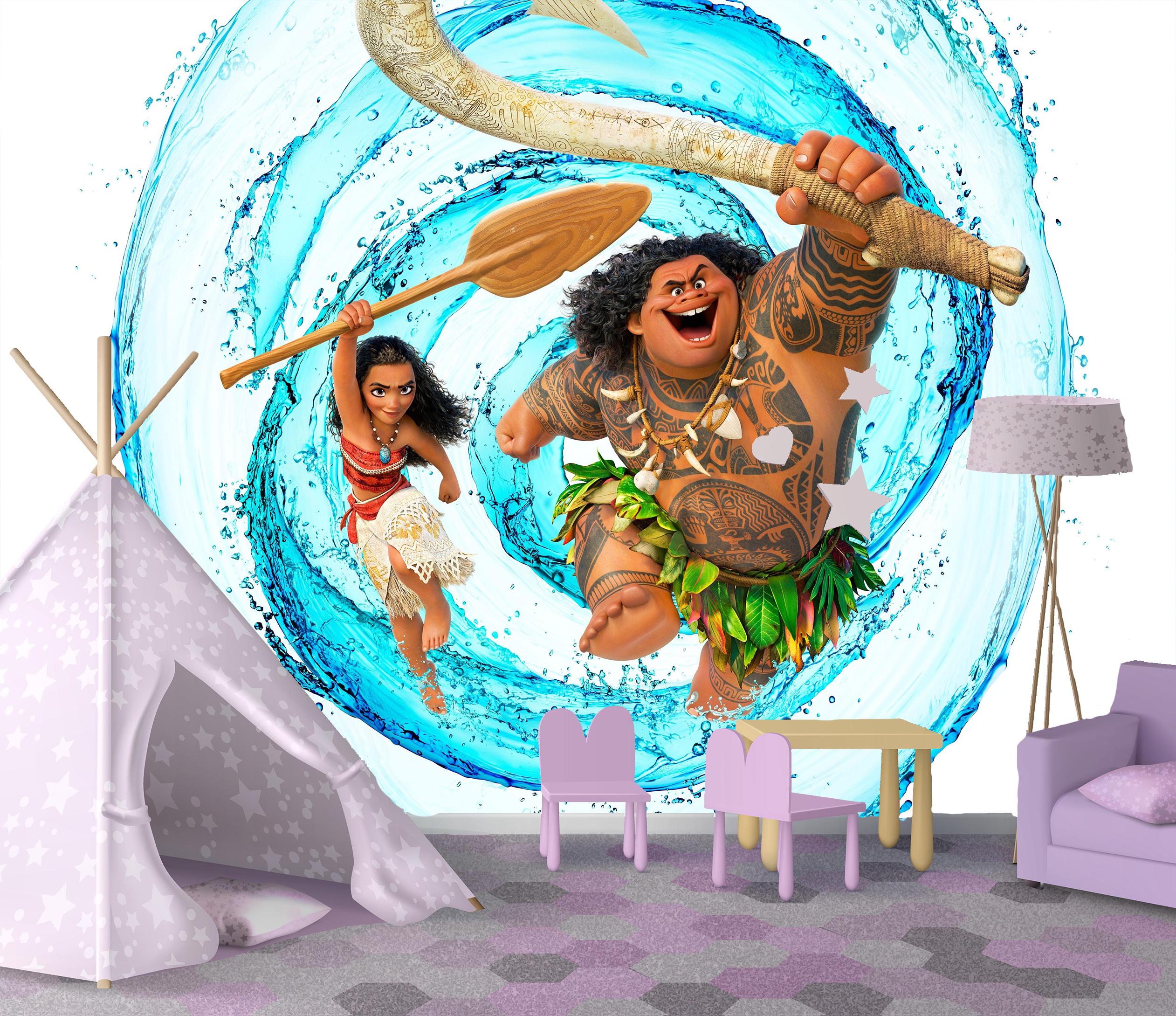 Moana Wall Mural | Moana Movie Wallpaper | Moana Wall Decor | Nursery ...