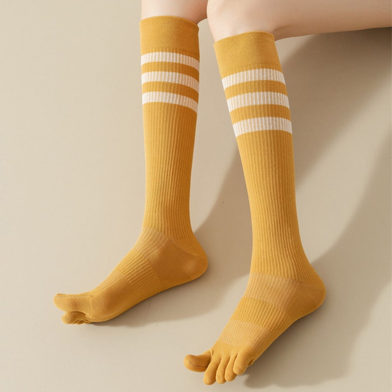 Women Tabi Socks Knee High Socks Cotton Split Toe Socks - Etsy