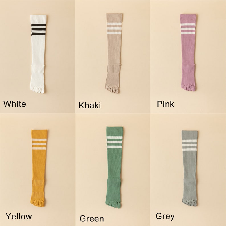 Women Tabi Socks Knee High Socks Cotton Split Toe Socks Etsy