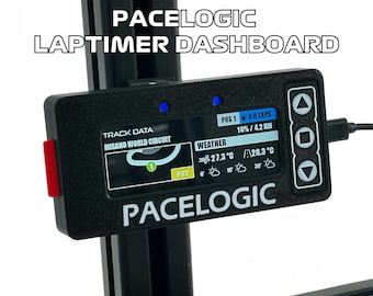 GRD3D Pacelogic Lap Timer – 4” Touch Screen Display Black Version