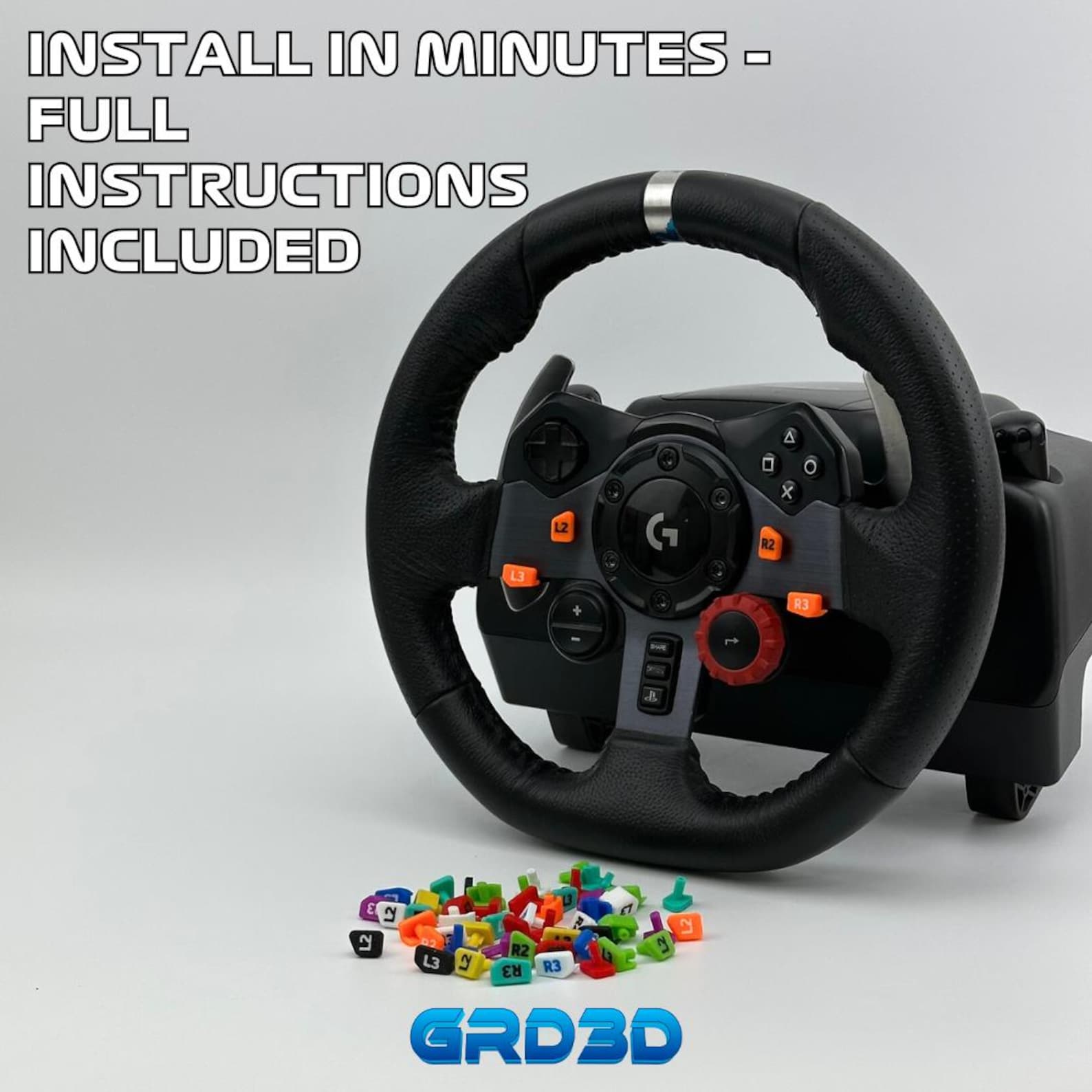 Custom Button Kit for Logitech G29/G920/G923 | Personalize & Replace - Etsy