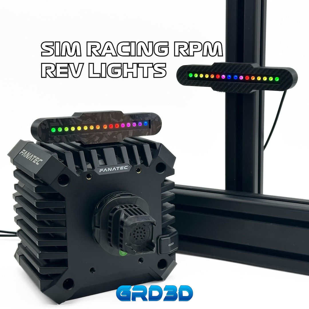 Sim Racing RPM Rev Lights, 16 Rgb Led, Plug & Play - Etsy