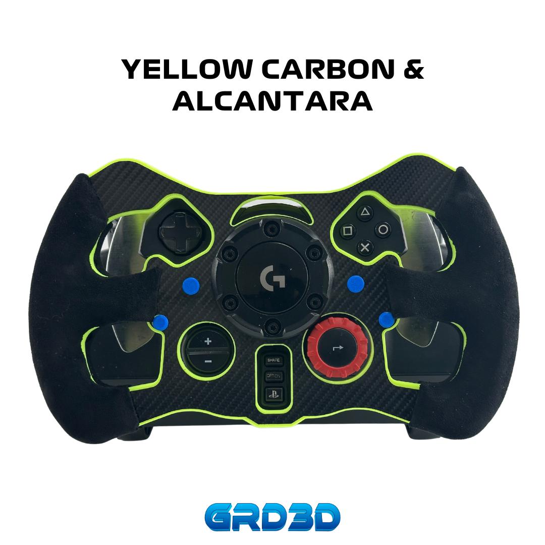 F1 Open Wheel Mod for Logitech G29 & G923 Fluo Yellow Edition