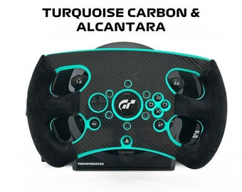 Mod de volante abierto GT versión turquesa para Thrustmaster T300