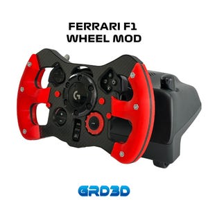F1 Open Wheel Mod for Logitech G29 & G923 (PlayStation) Ferrari Version