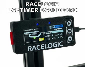 Chronomètre de course GRD3D Racelogic – Écran tactile 4 pouces, version noire