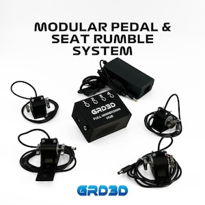 Full Immersion Kit – Modular Pedal & Seat Rumble System for Sim Racing