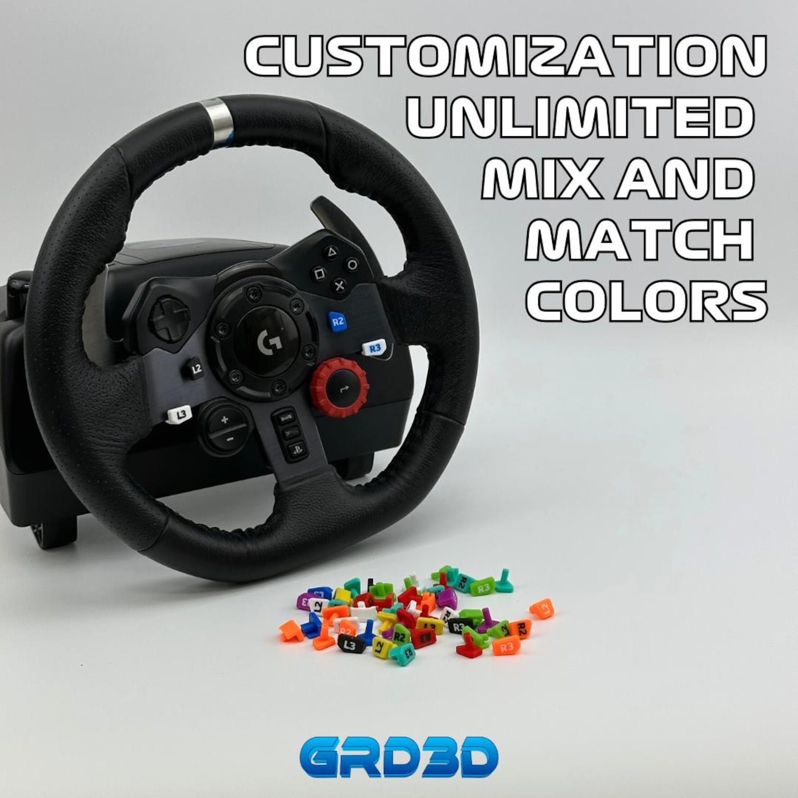 Custom Button Kit for Logitech G29/G920/G923 | Personalize & Replace - Etsy