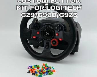 Zestaw niestandardowych przycisków do Logitech G29/G920/G923 | Personalizuj i wymieniaj