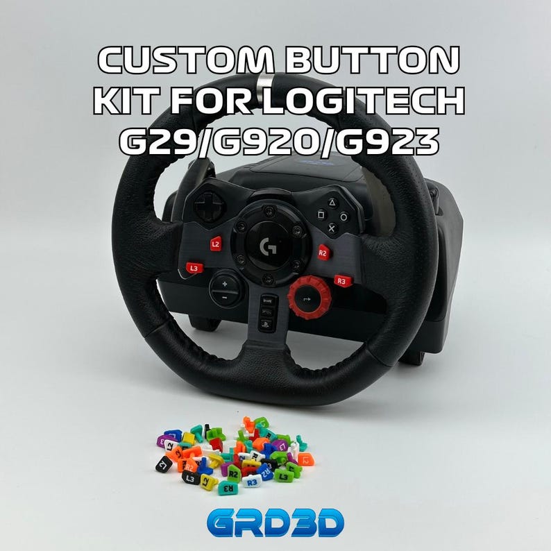 Custom Button Kit for Logitech G29/G920/G923 | Personalize & Replace - Etsy