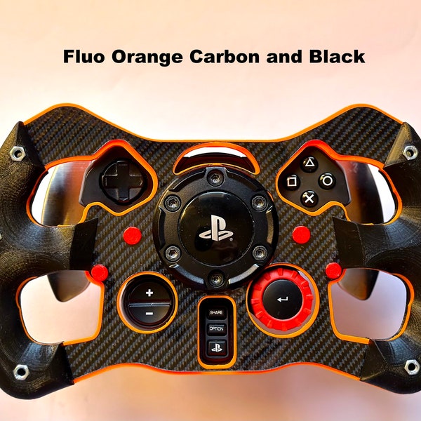 Mod de rueda abierta F1 para Logitech G29/G923 NARANJA FLUO