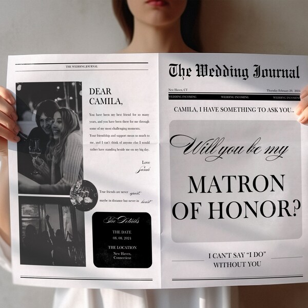 Matron of Honor Proposal - Etsy