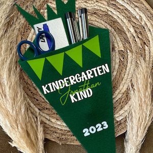 Cartable/sac cadeau personnalisé Kita Kiga| enfant de garderie | Cadeau | Début de la garderie | avec nom | Cadeau d'argent | Fille | garçon | Sac de sucre