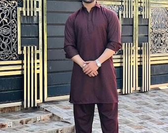 Premium Cotton Kurta Pajama for Men, Handmade Indian Ethnic Wear, Wedding Festival Kurta Outfit
