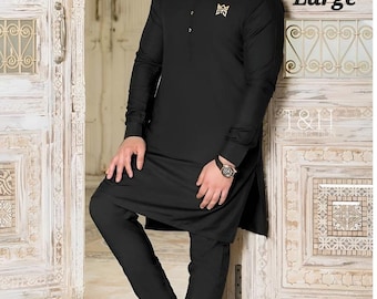Men's Cotton Kurta Set | Lightweight Breathable Indian Kurta Pajama | Traditional Festival Wear