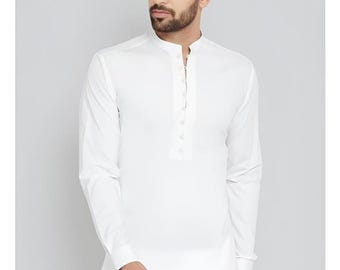 Handmade Cotton Short Kurta: Indian Menswear