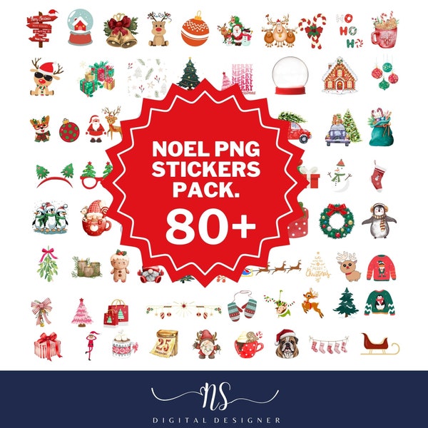 Spezielle Etikettenverpackung für Weihnachten. png mit abgeschnittenem Hintergrund, Goodnotes Aufkleber 80+
