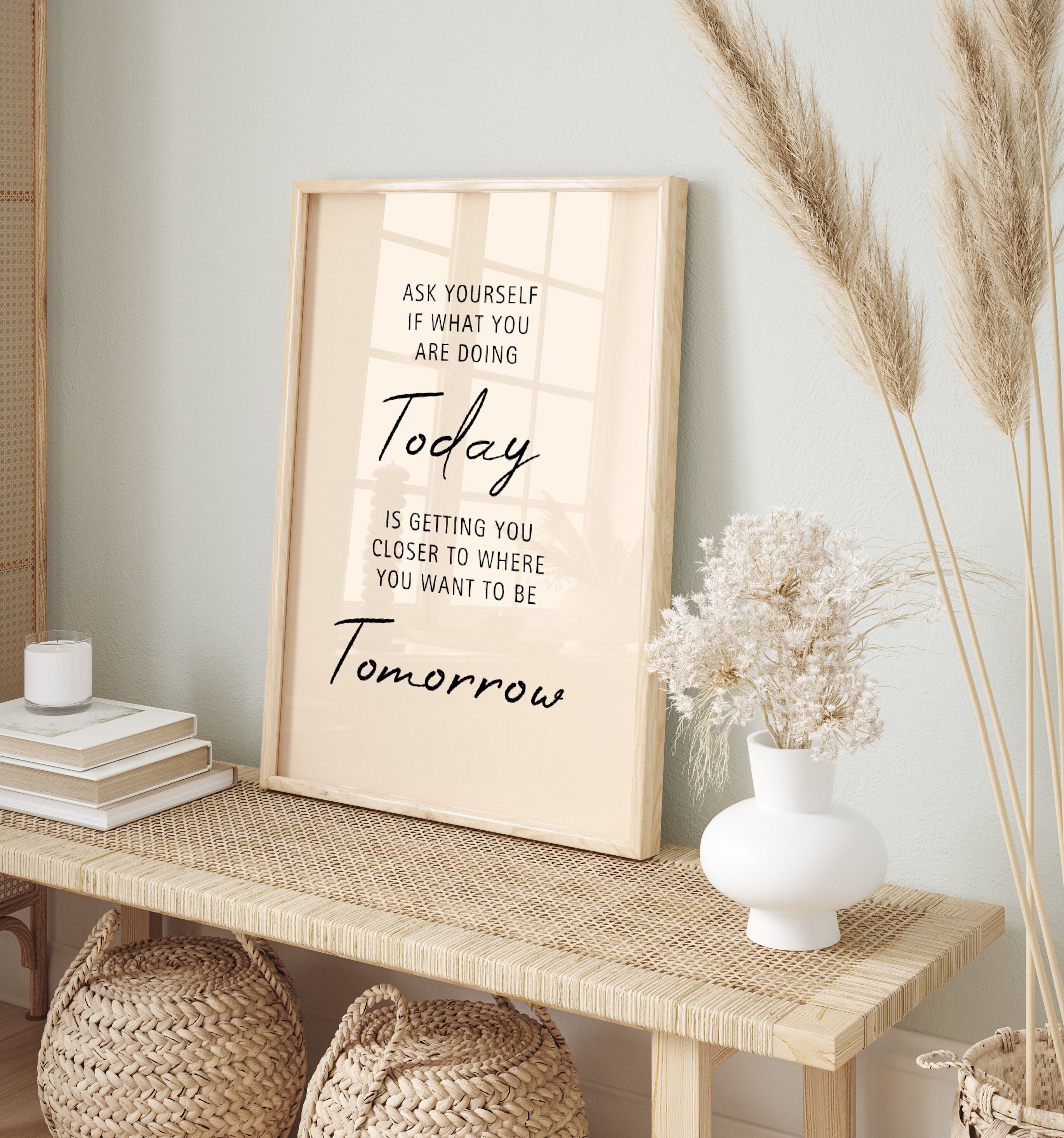 Ask Yourself Printable Home Decor Inspirational (Download Now) 