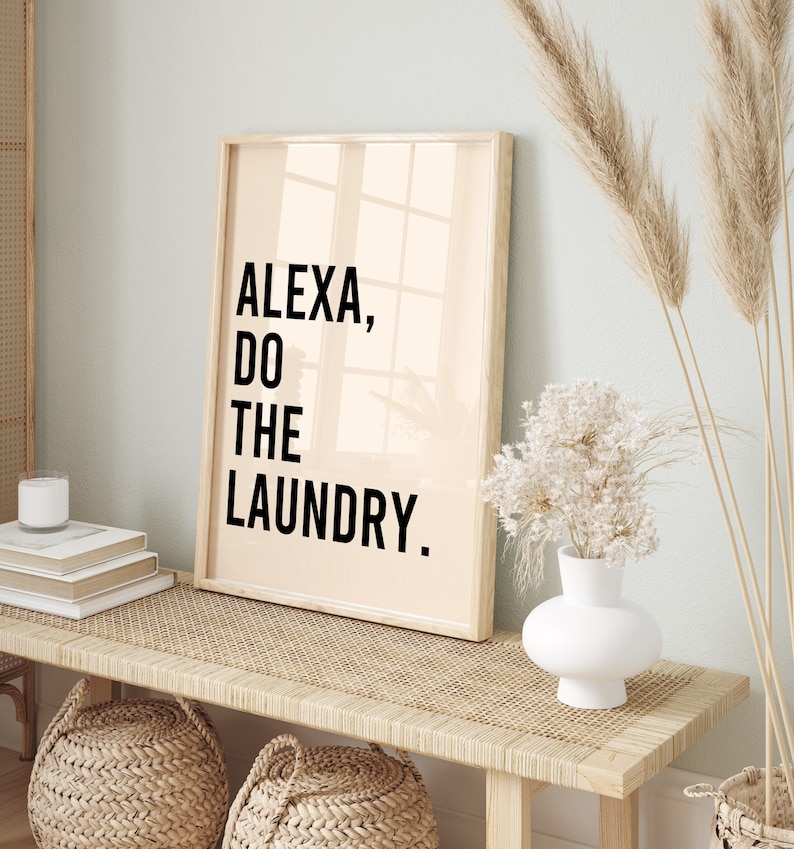 Alexa Do The Laundry Print