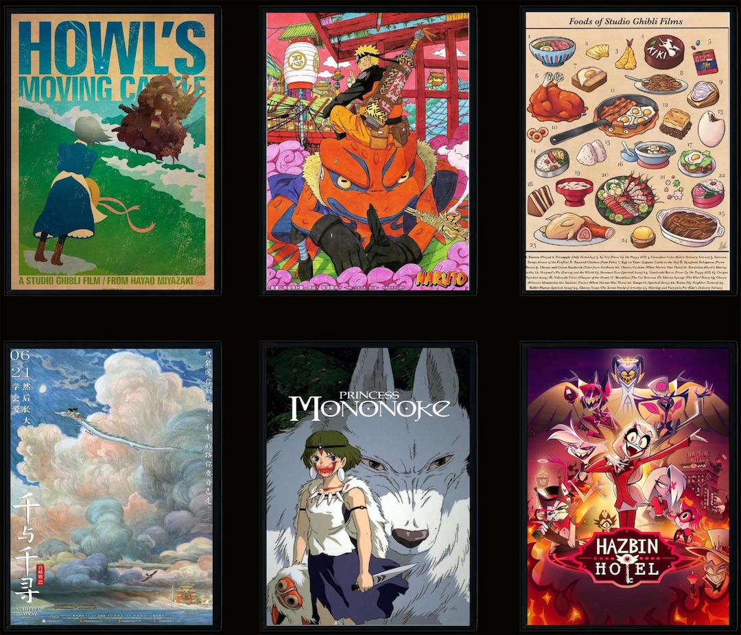 Anime Movie Poster,customized Anime Poster, Wall Art, Room Decor,poster ...