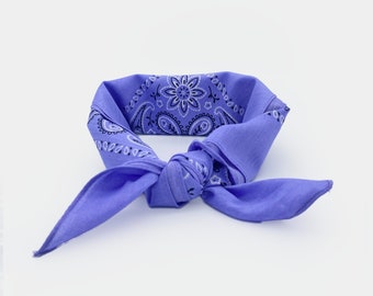 Bandana - 100% bawełny - Apaszka dla każdego wieku i płci - Bawełniany szalik do wiązania