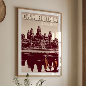 Poster du Cambodge | Temple d'Angkor