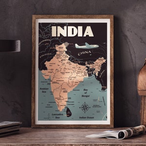 Carte d'Inde