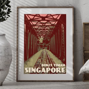 Affiche de Singapour | Bukit Timah