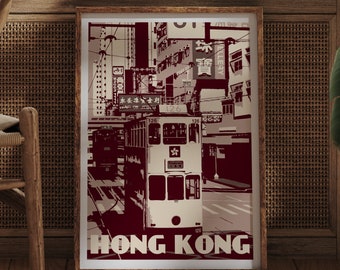 Hong Kong Affiche de Voyage