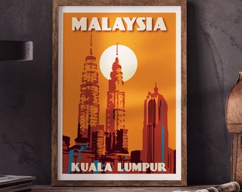 Malaysia Poster | Kuala Lumpur print