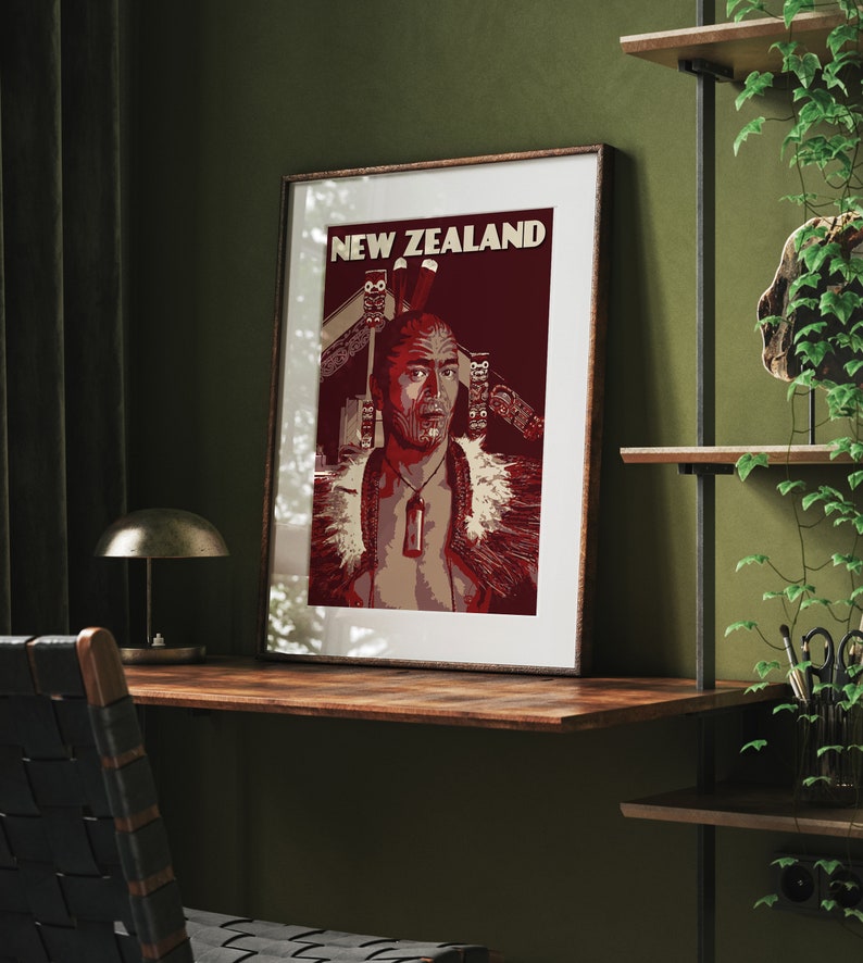 Affiche de Nouvelle Zélande Portrait Maori image 5