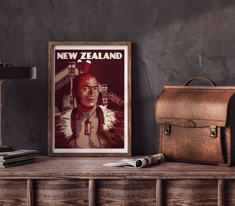 Affiche de Nouvelle Zélande Portrait Maori image 4