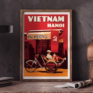 Affiche du Vietnam | Tuk Tuk