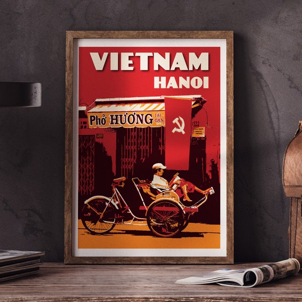 Affiche du Vietnam | Tuk Tuk