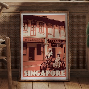 Affiche de Singapour - L'actrice