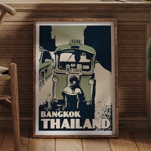 Affiche de Thaïlande | Bangkok | Tuk Tuk