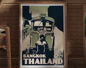 Thailand-poster | Bangkok | tuktuk
