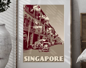 Affiche de Singapour | Tuk Tuk Tour