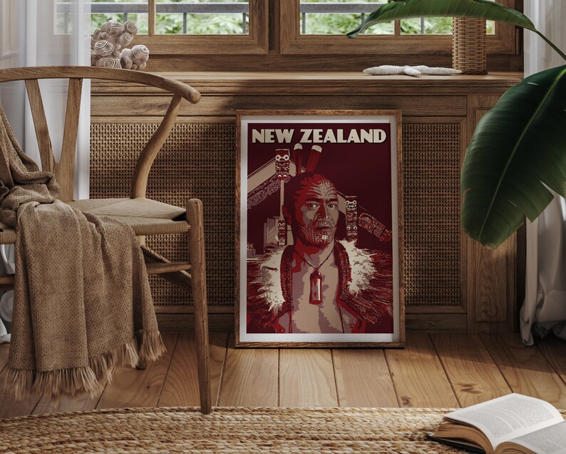 Affiche de Nouvelle Zélande Portrait Maori image 6