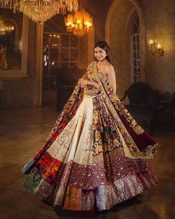 Muslin Cotton Traditional Navratri Lehenga Choli Garba Choli