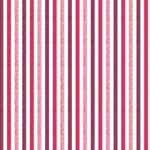 Pink vertical stripes Fabric Watercolor Pink Pattern Cotton Fabric By The Half Yard